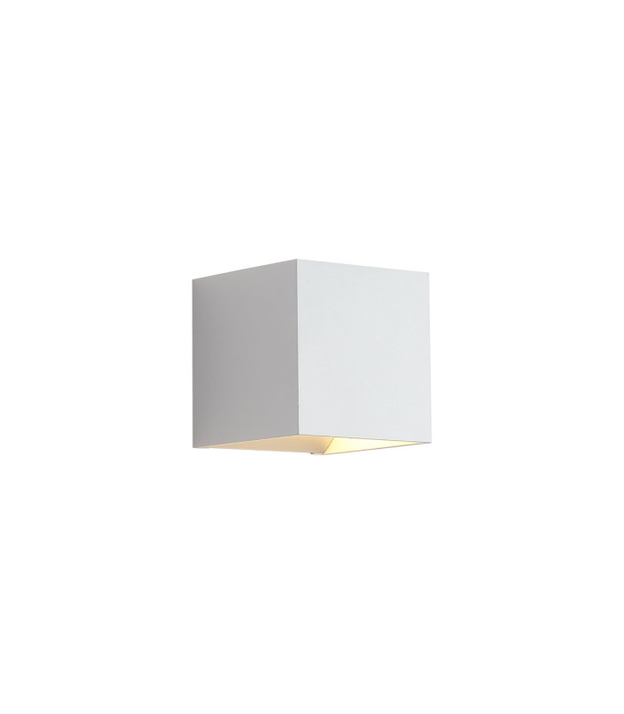 Newton Square Up Down Wall Light G9 White 2x GU10-3
