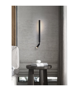 Architect LED Wall Light Reading Arm Black-2