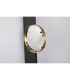 Shield LED Wall Light Sand Black & Brass-5