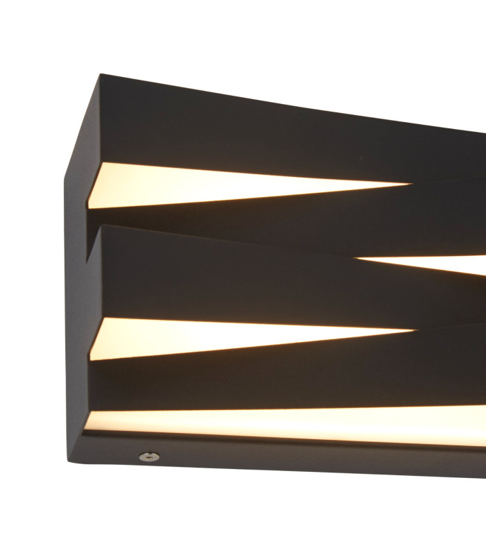 Section LED Wall Light Sand Black-5