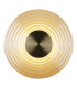 Cleo LED Wall Light Antique Brass Amber Glass-1