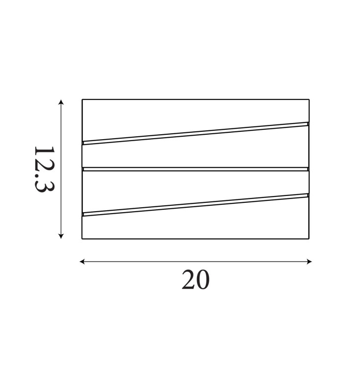 Section LED Wall Light Sand Gold-6