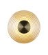 Cleo LED Wall Light Antique Brass Amber Glass-3