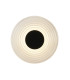 Cleo LED Wall Light Matt Black Clear Glass-3