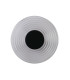 Cleo LED Wall Light Matt Black Clear Glass-4