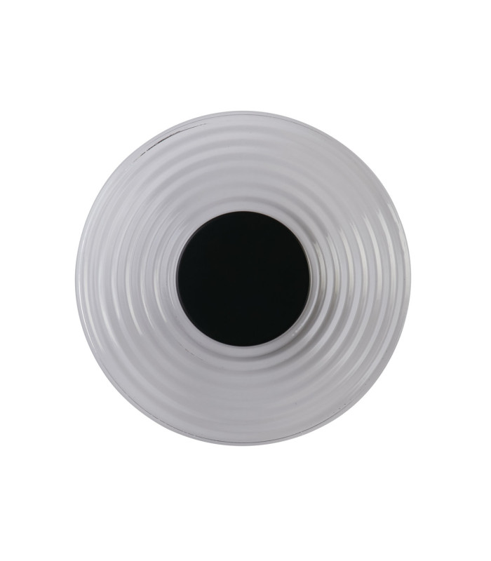 Cleo LED Wall Light Matt Black Clear Glass-4