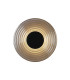Cleo LED Wall Light Matt Black & Smoked Glass-3
