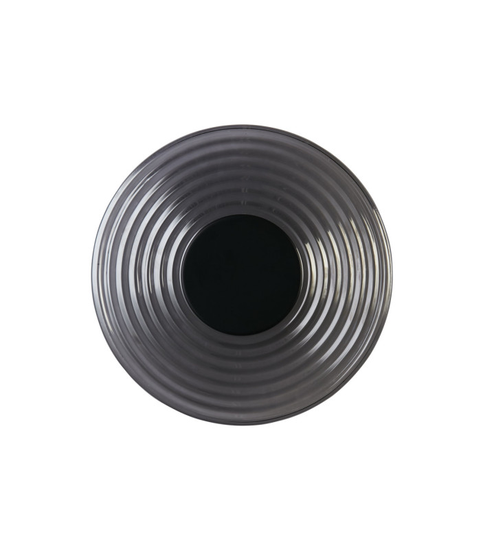 Cleo LED Wall Light Matt Black & Smoked Glass-4