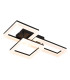 Wall Art I LED Flush Ceiling Light Matt Black-1
