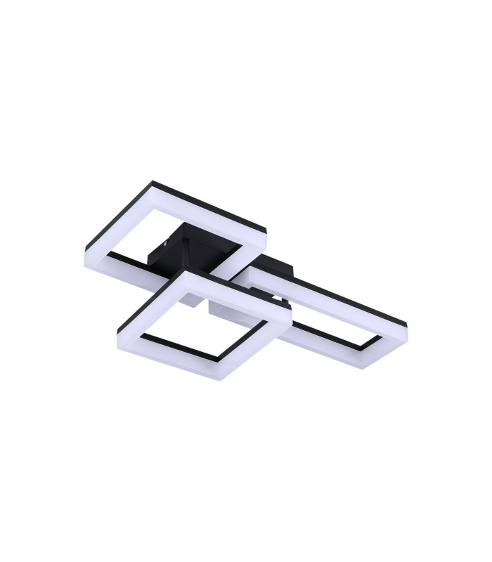 Wall Art I LED Flush Ceiling Light Matt Black-4