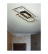 Ovaloid LED Flush Ceiling Light. Matt Black-2