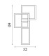 Wall Art I LED Flush Ceiling Light Matt Black-6