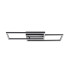 Ovaloid LED Flush Ceiling Light. Matt Black-4