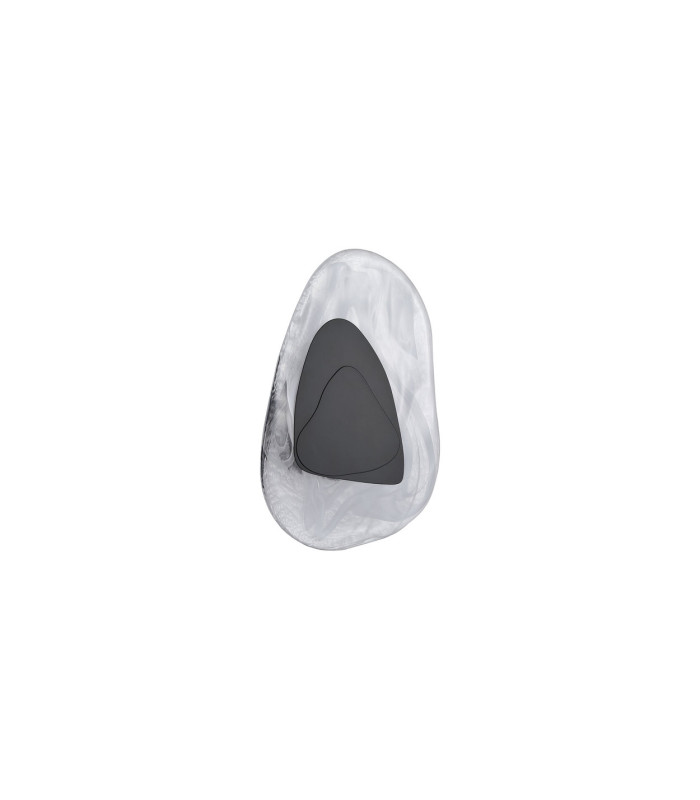 Destiny LED Wall Light Matt Black Glass-4