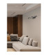 Holton Rechargeable Wall Lamp Matt Black-2