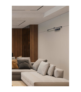Holton Rechargeable Wall Lamp Matt Black-2