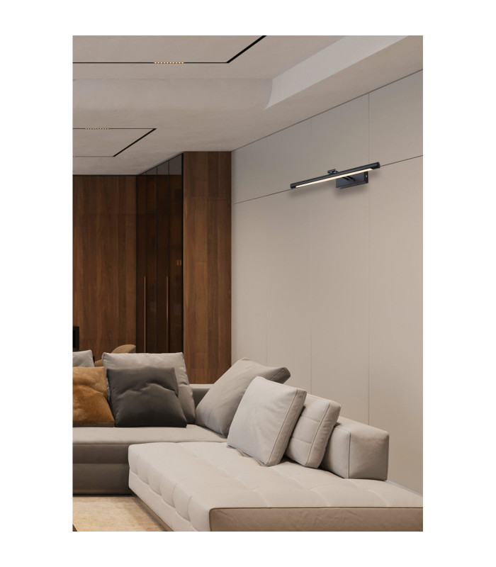 Holton Rechargeable Wall Lamp Matt Black-2