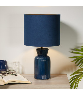 Table Lamp Ceramic & Fabric 1x E14-2