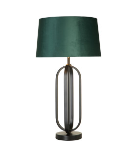 Chic Table Lamp Black Emerald Shade 1x E27-1