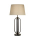 Chic Table Lamp Black Natural Shade 1x E27-1