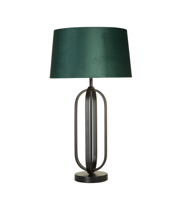 Chic Table Lamp Black Emerald Shade 1x E27-4