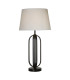 Chic Table Lamp Black White Shade x E27-1