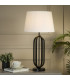 Chic Table Lamp Black White Shade x E27-2