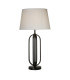 Chic Table Lamp Black White Shade x E27-3