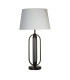 Chic Table Lamp Black White Shade x E27-4