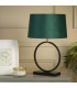 Elegant Table Lamp Matt Black Emerald Shade 1x E27-2