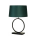 Elegant Table Lamp Matt Black Emerald Shade 1x E27-4