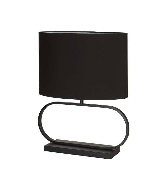Sleek Table Lamp Black Black Shade 1x E27-4