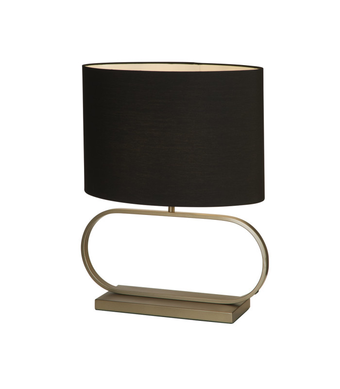 Sleek Table Lamp Bronze Black Shade 1x E27-3