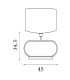 Sleek Table Lamp Bronze Black Shade 1x E27-6