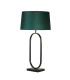 Modish Table Lamp Matt Black Emerald Shade 1x E27-3