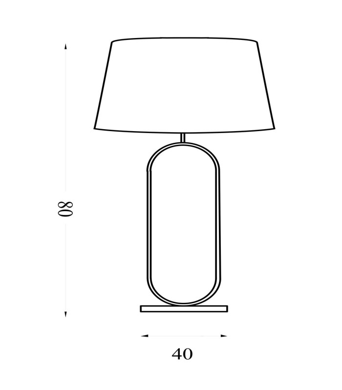 Modish Table Lamp Matt Black Natural Shade 1x E27-6