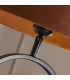 Modish Table Lamp Matt Black Burnt Orange Shade 1x E27-5
