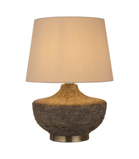 Avaya Table Lamp Ceramic Linen Shade 1x E27-1