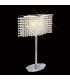 Table Lamp 2 Light Polished Chrome, Crystal - 2