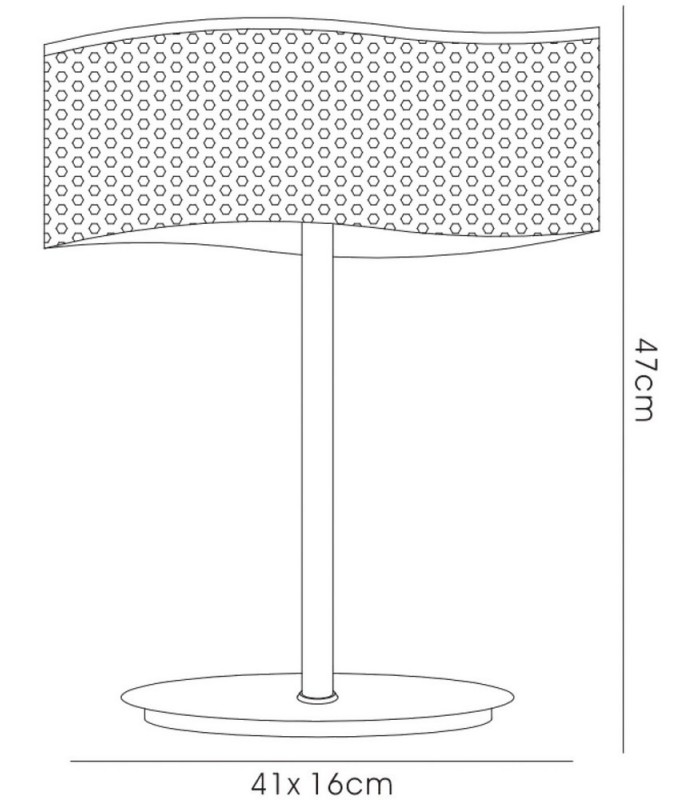 Table Lamp 2 Light Polished Chrome, Crystal - 3