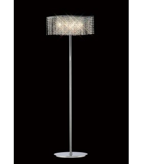 Floor Lamp 4 Light Polished Chrome, Crystal - 2