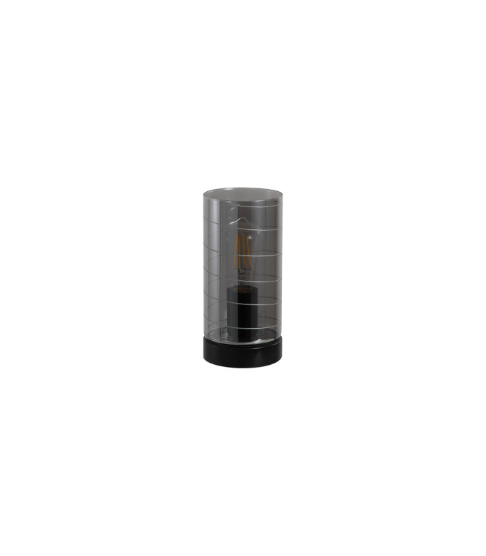 Broughton Table Lamp Smoked Glass 1x E14-4