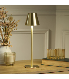 Tyler Rechargeable Table Lamp Gold-2