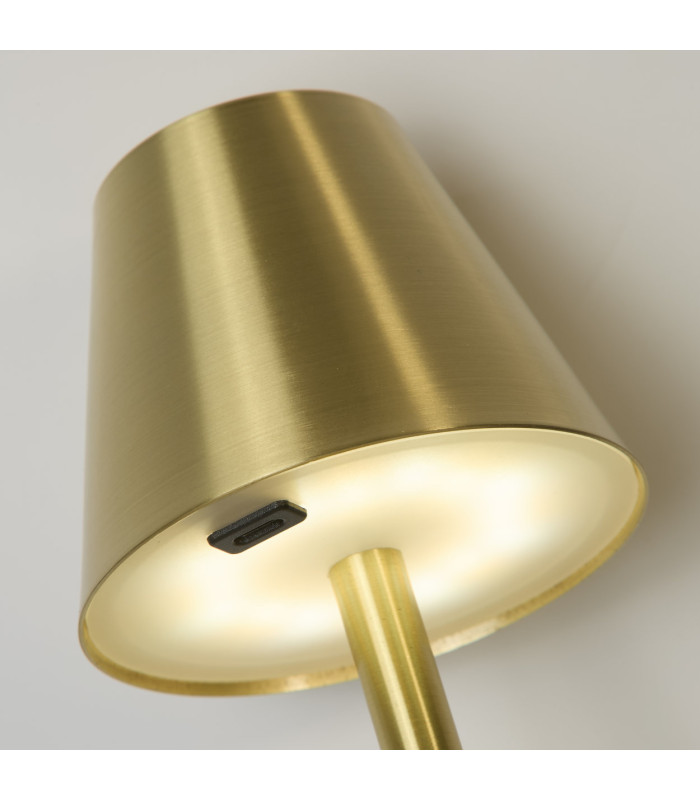 Tyler Rechargeable Table Lamp Gold-5