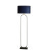 Modish Floor Lamp Black Navy Shade 1x E27-1