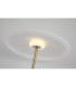 Record Floor Lamp Gold White Glass-5