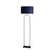 Modish Floor Lamp Black Navy Shade 1x E27-3