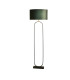 Modish Floor Lamp Black Green Shade 1x E27-3