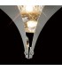 Ceiling Pendant 1 Light Polished Chrome, Crystal - 6