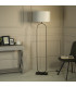 Modish Floor Lamp Black Light Grey Shade 1x E27-2